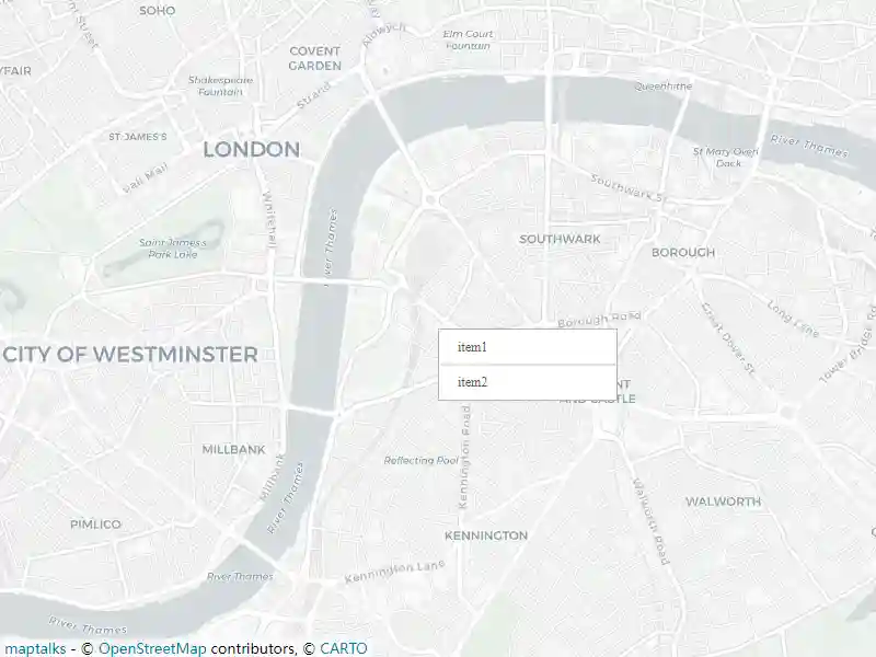 Ui Map Menu